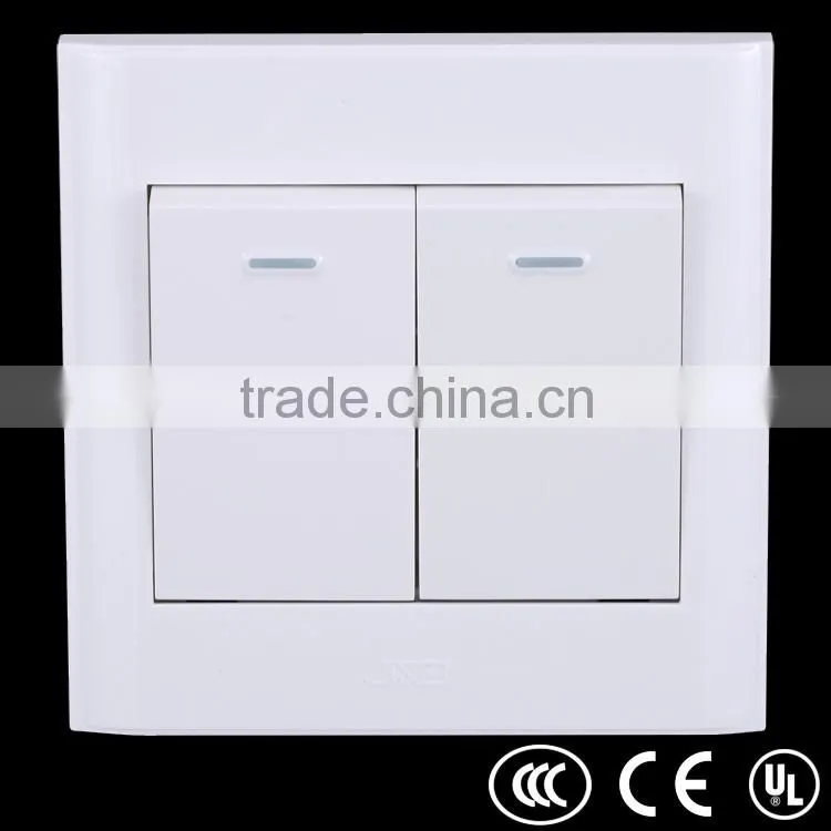 2 gang 1 way switch, 2 gang 1 way outlet