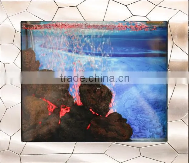 NEW PRODUCTS ALUMINUM FRAME WALL HANGING AQUARIUM,WALL AQUARIUM,WALL MOUNTED FISH TANK