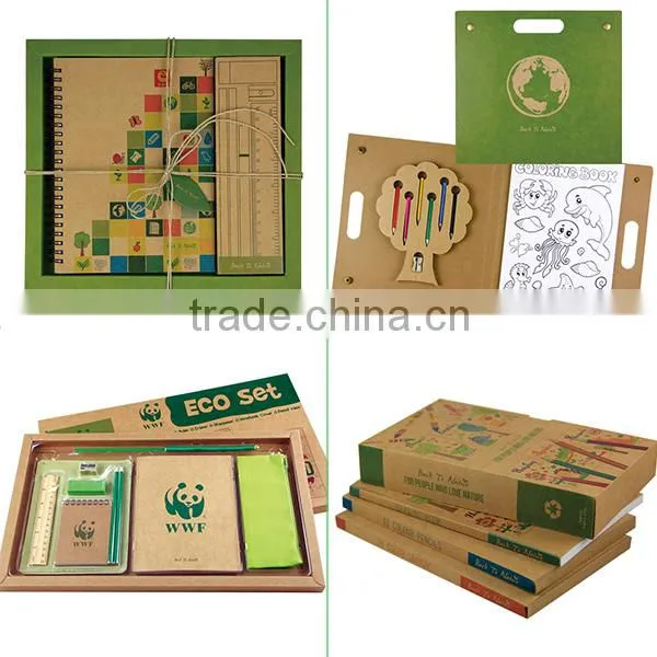 Eco custom portable creative wholesale kids novelty gifts drawing pencils set