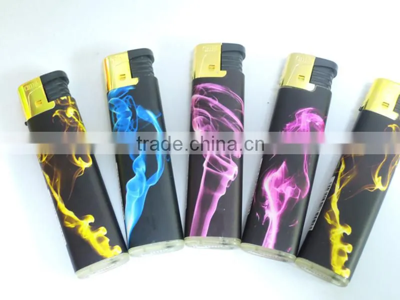cheap price plastic electric windproof flame cigarette lighter
