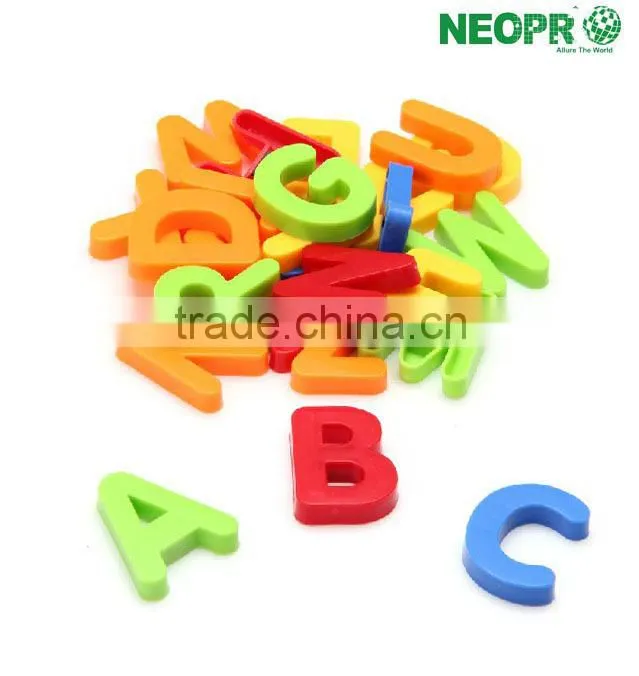 Kids early learning eco-friendly toy magnetic letters alphabet number