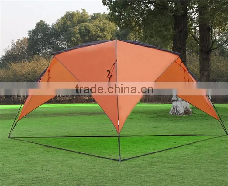 Double Layer 3-4 Person Triangle Sport Emergency Shelter Folder Largest Camping Tent