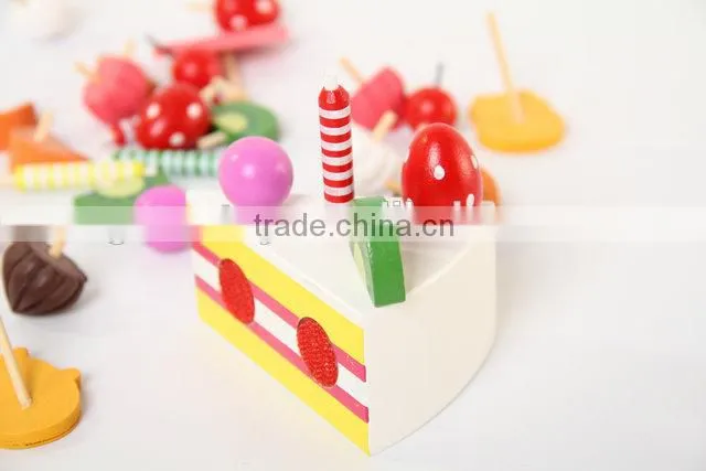 Kids wood baby cake toy kitchen