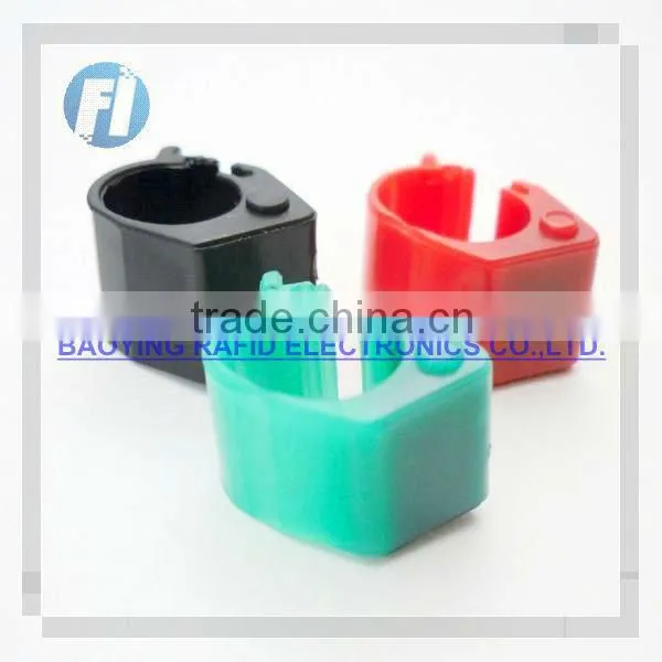 White bird foot ring Qr code anti-counterfeiting ring foot