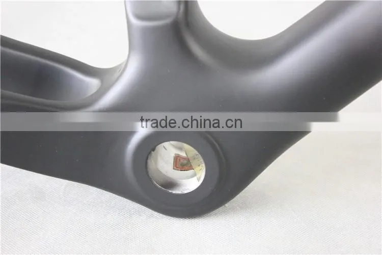 2015 Carbon Fiber CX Bike Frame Fork Thru Axle Cyclocross Disc-brakes frame BB86 DI2 compatible