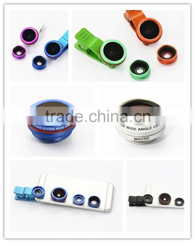 mobile phone camera lens 4 in 1 fish eye lens Mac