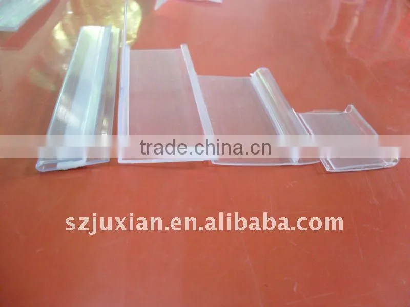 PVC price tag/plastic sign holder