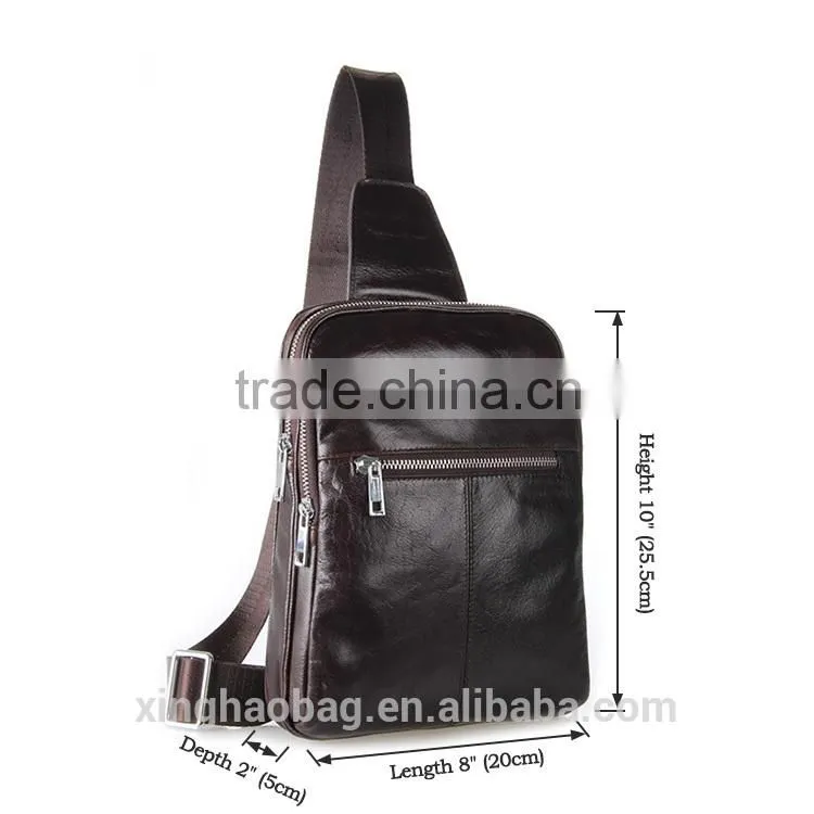 2015 genuine leather mens shoulder bags waist bags