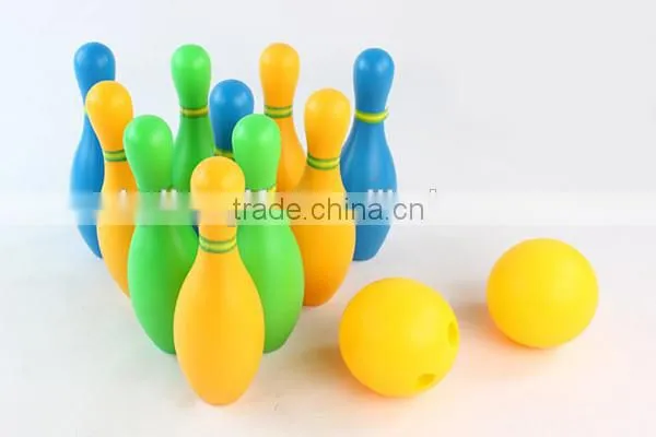 19cm bowling set toy for kids with 10 bottles and 2 balls