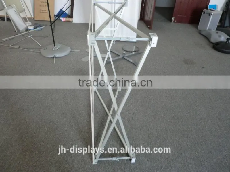 2015 hot sale fabric pop up counter.fabric banner stands