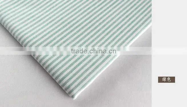 Spinning striped shirt fabrics of high-grade yarn-dyed shirt fabric