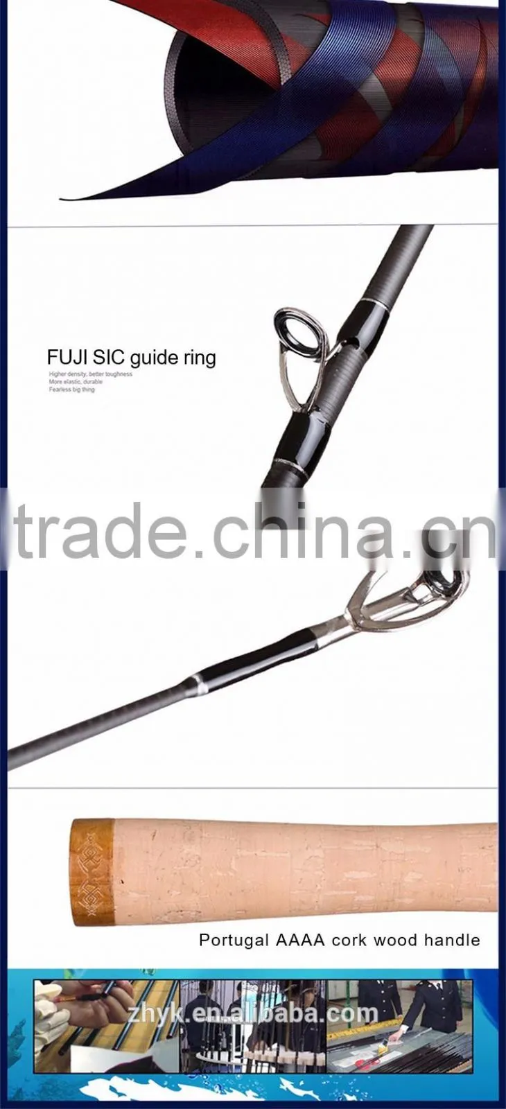 2016 newest Kawa Princess C662 carbon fiber fishing rods