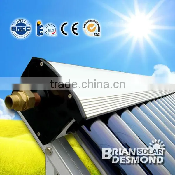 solar collector for water heater, heat pipe solar collector