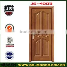 Flower carving wooden glass door new design