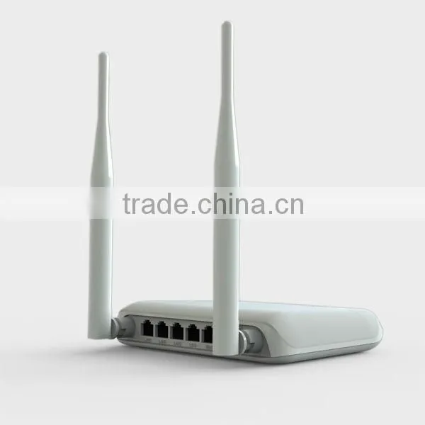 Long Range 300Mbps High Power Wireless WIFI Router with 2*3dBi Antenna