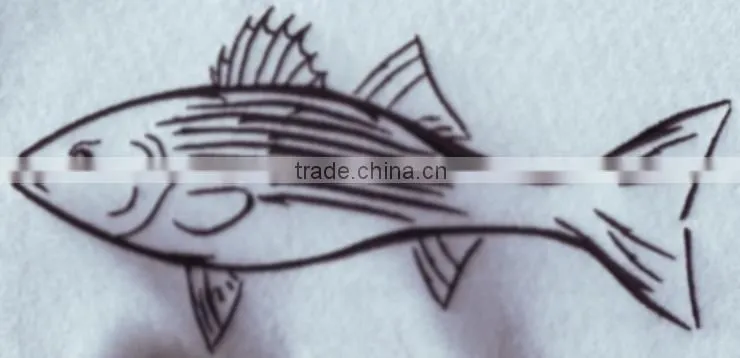 Cheap promotional fishes embroidery patches Iron on clothing fabric.
