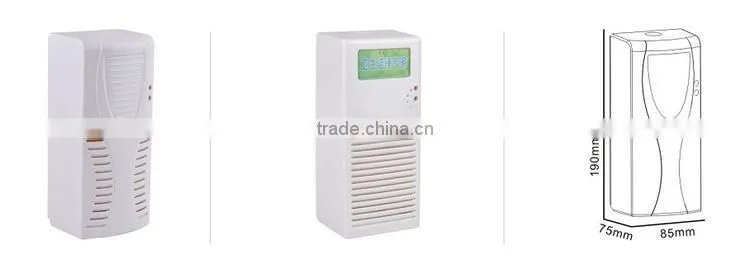 wall mounted sensor air freshener dispenser with button, automatic perfume dispenser