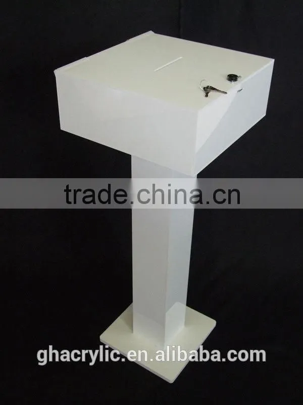 Modern customized acrylic box with lock,high quality boxes