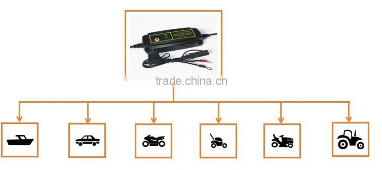 12V2000mA Automatic Lead acid battery charger