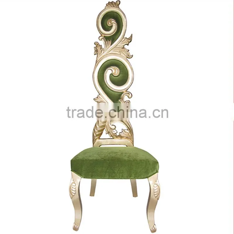 Cheap Golden Silver Classic Antique Reproduction Wooden Royal King Throne Chair