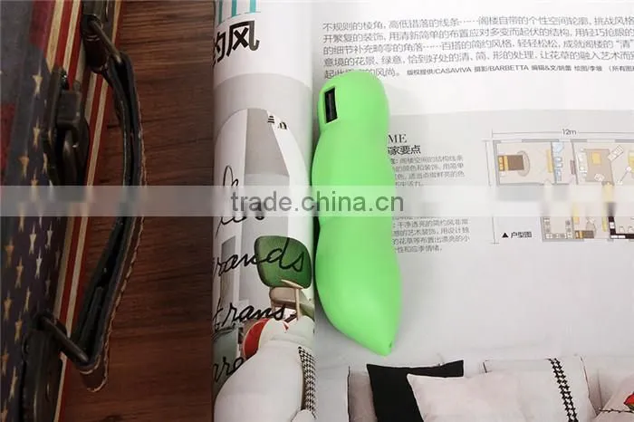 new products 2016 hyacinth bean design slim power bank 3000mah