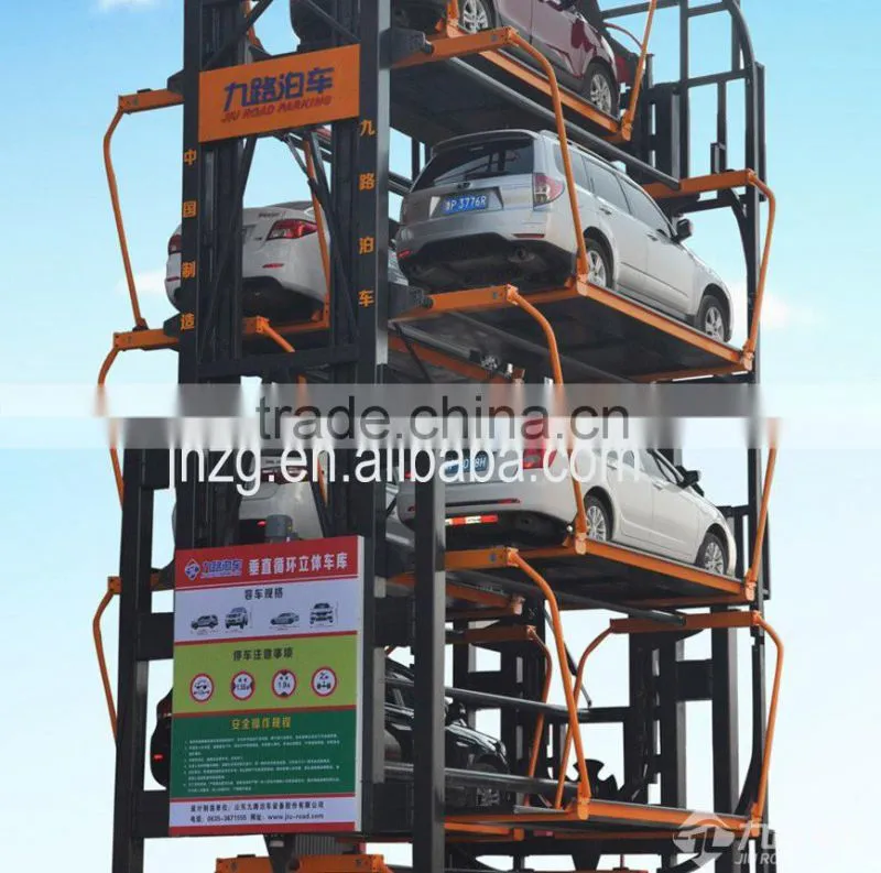 Multi layer Smart vertical parking 8 10 12 set car lift