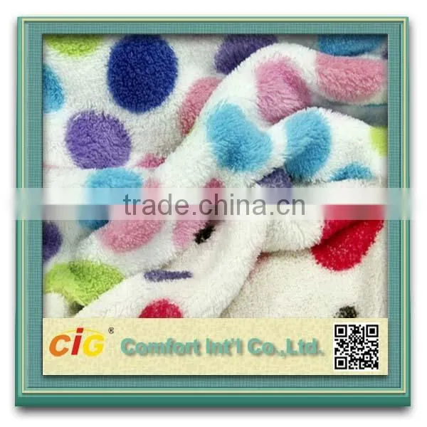Anti Pilling Coral Fleece Fabric For Carpet