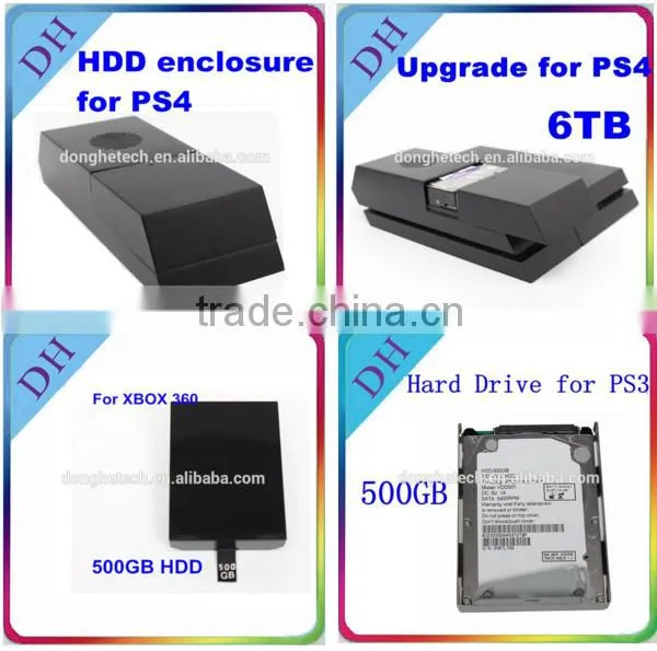 Hot sale video game & accessories 6tb hard disk drive, new arrival hdd cover for xbox one game console, customized hdd external