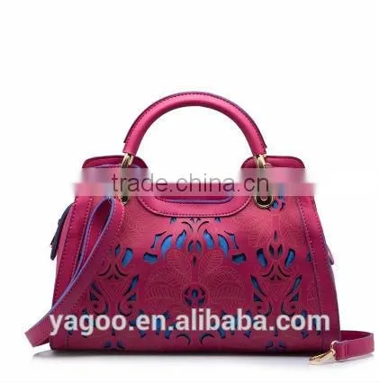 Carve patterns hollow out popular fashion lady handbags 2014