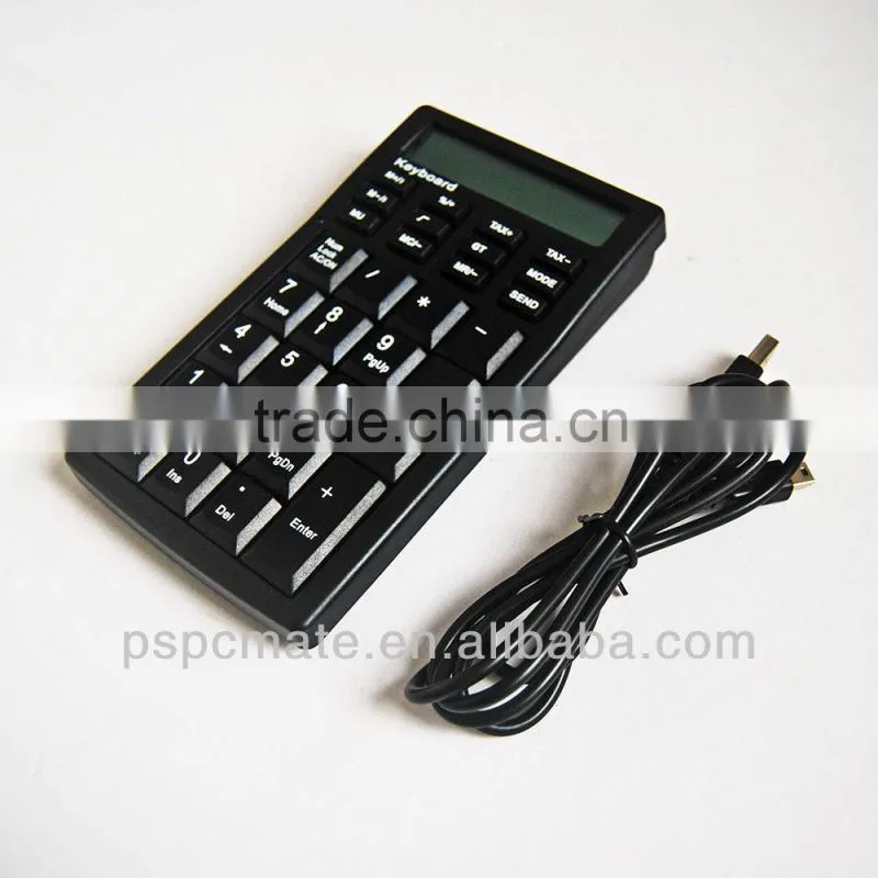 Numeric Keypad with Lcd Display Screen for Laptop Computer
