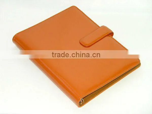 pu leather diary notebooks Envelope in the back notebook