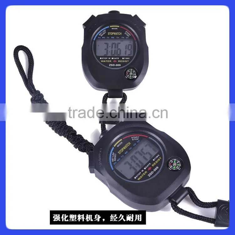 Large display digital waterproof sport stopwatch