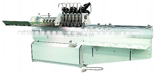 six heads riding book binding machine,iron wire book binding machine