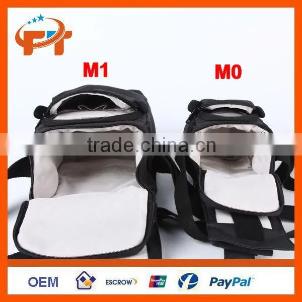 New Canvas Camera Waterproof Digital Bag for Canon Nikon SLR - Sooty Black