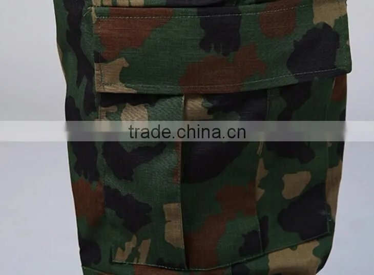 New Polygon Woodland camo polyester/ cotton african military uniform