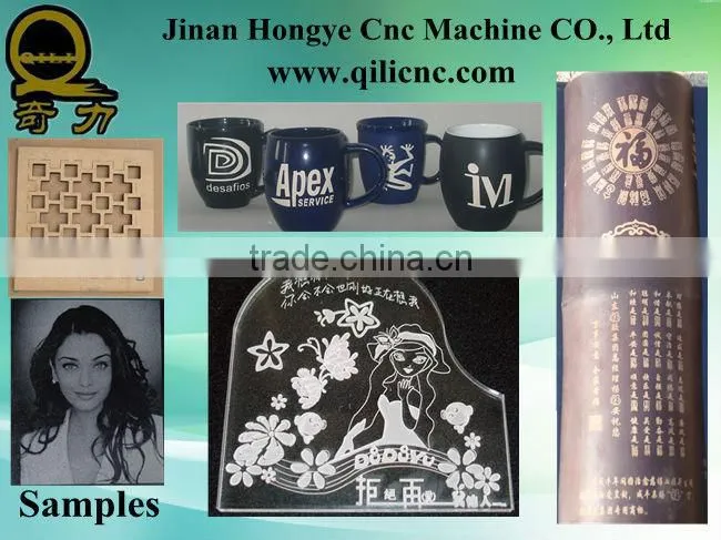 QL6090 Economical laser China supplier laser cutting machine/ fiber laser marking machine