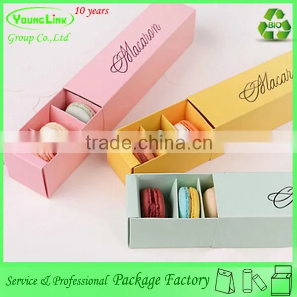 Printing paper drawer luxury macaron gift box