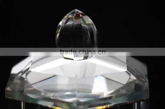 Transparent Crystal Glass Bowls with Lid Kitchen Decoration