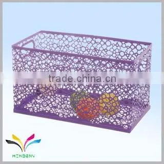 Hot Sale Functional Home Supply Metal Corner Kitchen Waste Basket for Laundry