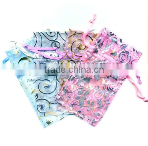 2014 Hot Sale Bronzing Organza Bags