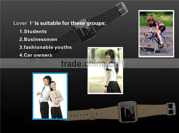 OEM bluetooth watch, Most Fashionable Lovers Watch/Wrist watch / Bluetooth Watch With Vibrate & Caller ID display