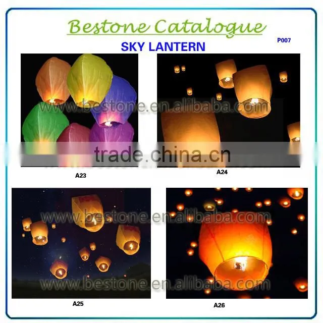 2015 ECO flame resistant chinese sky lanterns/paper pompoms/paper lantern factory sale