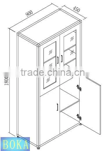 Full height metal cabinet