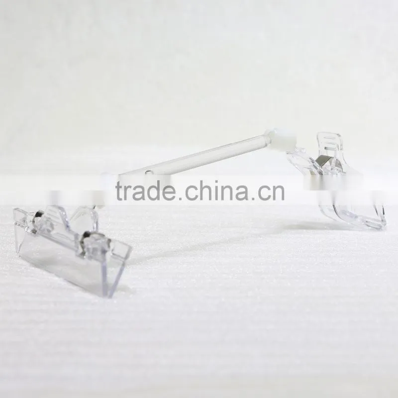 Durable transparent POP sign holder for display