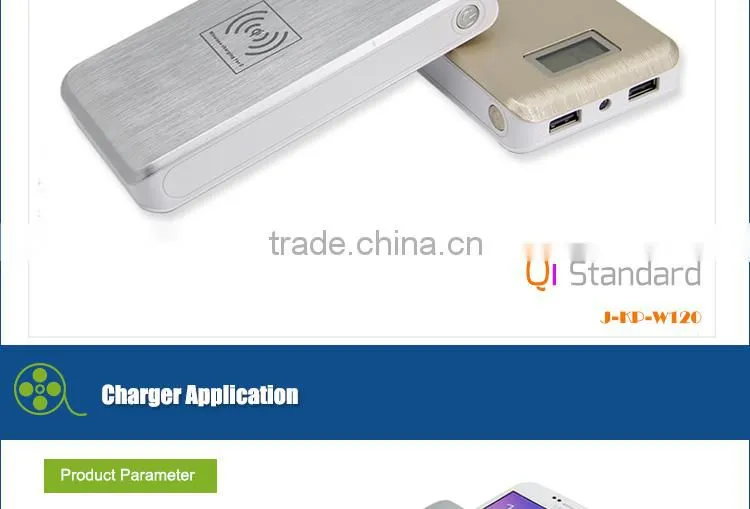 QI Wireless Charger Power Bank 3.7V 12000mAh for LG Nexus 5 6 Nexus 7 II