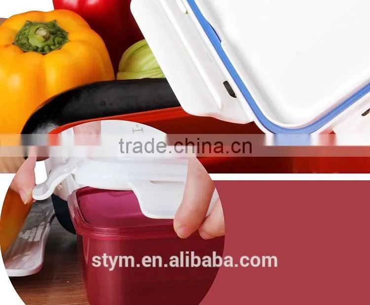 Plastic lunch box for school/company 1000ml