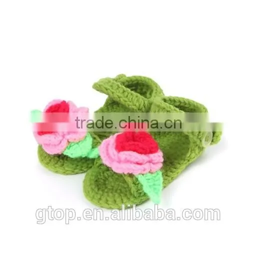 Wholesale Baby Handmade Crochet Shoes Supplier for 1-10 months old S-0030
