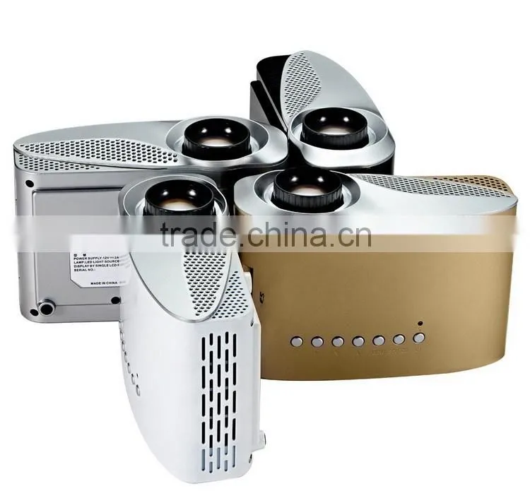 New!! wholesale Mini Portable LED Digital Projector Portable Home Theater LED LCD Projector White Digital Projector TV USB VGA