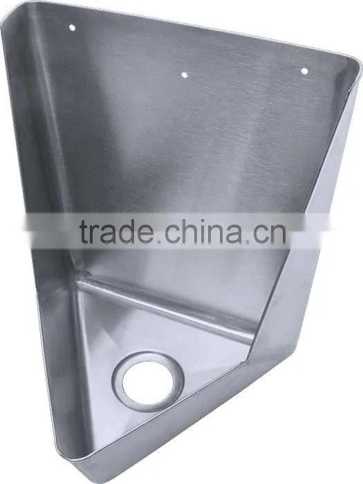 wall mounted stainless steel urinal