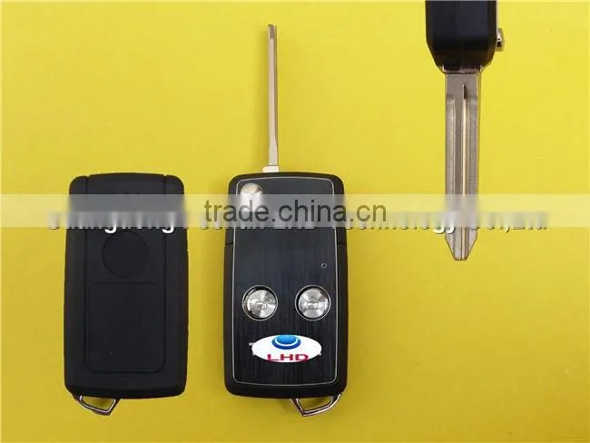 Free Shipping Toyota 2 buttons flip modified key cover